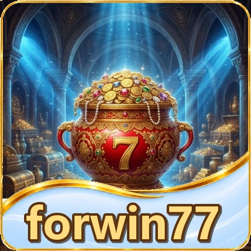 Beranda aplikasi forwin77 di Android dengan menu unduhan yang jelas.